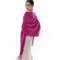 RIIQIICHY Echarpe Femme Rose Rouge Pashmina Chale Etole Mariage Hiver Chaud Longues Grosse Echarpes et Foulards