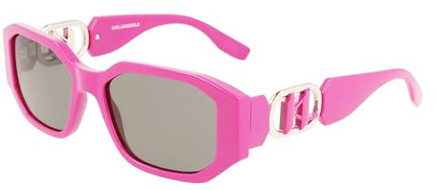 Karl Lagerfeld KL6085S KL6085S 525 fuchsia sole Men's Acetate, Standard, 55