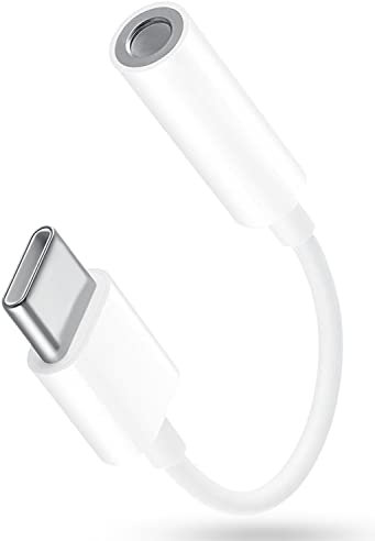 USB C to 3.5mm Headphone Jack Adapter, Type C to Headphone Adapter Aux Audio Earphone Adaptor Dongle Splitter Compatible with Samsung Galaxy S22 S21 Ultra S20,Huawei p30/p20/mate10,Pixel 4 3 2 XL