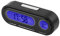 Auto Elektronische Uhr, Thermometer Voltmeter, 2 in 1 Auto Fahrzeug Innenraum Mini Elektronische Uhr LED Digitaluhr Thermometer Voltmeter