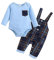 Haokaini Neugeborenes Baby Junge Kleidung Set Langarm Gentleman Anzug Solide Farbe Strampler Bodysuit Plaid Overalls Strumpfhosen Outfits 0-18M