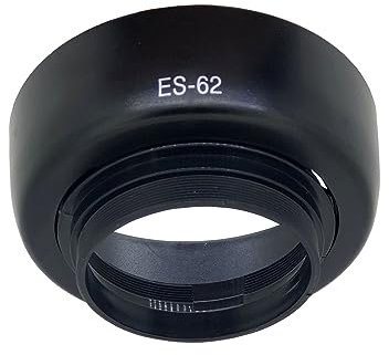 Braleto ES-62 Gegenlichtblende für Canon EF-S 50mm f1.8 is USM/EF 50mm f/1.8 II Objektiv Streulichtblende Kameraobjektiv-Zubehör schützt das Objektiv und verhindert Reflexion