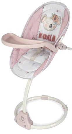 DE CUEVAS TOYS 51579 Fresko Schaukel-Hochstuhl, Pink und Weiß