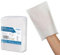 ARNOMED® Gant de Toilette Jetable en Molleton Hydrofuge [50 PIÈCES] - Gants de Toilette Jetable pour Adultes & Bébés - Gant de Toilettes Jetable Doux & Souple - Gant de Toilette Jetable Usage Unique