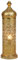 Marrakesch Orientalische Deko Stehlampe Lampe 60cm groß | Boho Tischlampe Stehleuchte als Dekoration im Wohnzimmer Schlafzimmer & Kinderzimmer | Tischleuchte Jafar gold aus Metall E27 Lampenfassung