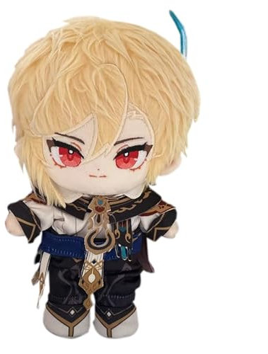 KUKUShining Genshin Impact Kuscheltier, 20cm Anime Ankleidepuppe Mit Kleidung Süßes Weiches Plüschtier Als Geschenk for Gamer-Fans(Kaveh)