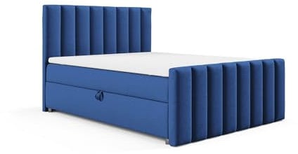 Best For Home - Boxspringbett | Trinity K10 Lux - Boxspringbett mit Bettkasten | Bett mit Matratze und Topper | Polsterbett | Doppelbett mit Stauraum | Bett 180x200 | Lieferung an die Bordsteinkante