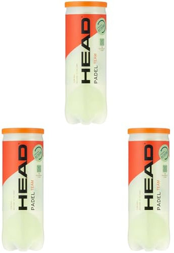 HEAD 3B Padel Team (3 Bälle) (Packung mit 3)