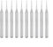 Carbide End Mill Engraving Router Bits 0.5mm Cutting Diameter 1/8 Shank for PCB Machine CNC Woodworking 10 Pieces