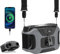 20000mAh Portable Waist Fan,40H Runtime Rechargeable Belt Clip Fan, 5-Speed Dual Airflow Hands-Free Cooling, Wearable Under Shirt for Travel, Hiking, Camping & Outdoor Activities