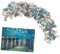 BESPORTBLE 150 Pieces Set Mini Puzzle Set Creative Jigsaw for Adults Educational Plaything with Night Sky Pattern Fun for Men Women Construction