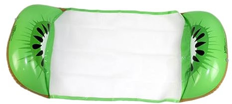 Warmhm 1 Stück Aufblasbare Schwimmmatte mit Fruchtmuster und Rückenlehne für Pool Partys Entspannen und Sonnenbaden Langlebig und Komfortabel Erwachsene und Familien