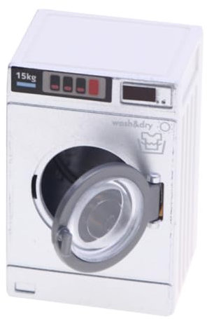 SUPVOX Mini Washing Machine Toy for Boys and Girls Realistic Dollhouse Laundry Portable Mini Washer and Dryer