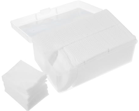 PLAFOPE 1080 Stück Einweg Abschminkpads aus Umweltfreundlichem Vliesstoff Fusselfreie Makeup Cotton Pads für Gesicht und Nagellackentfernung Leicht und Praktisch für Toner