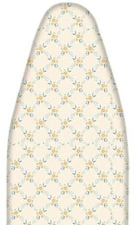 OPOLDBDMAC Weiß Bügeltischbezug Baumwoll Bügelbrettbezug Und Pad, 3-Lagen Ersatzbezug Für Bügelbrett 90x30cm 100x33 110x35 120x38, Bügelbrettpolster Hitzebeständig(Color4,120x40cm/48x15in)