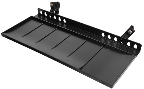 KALLORY Professional Tripod Easel Tray Attachment, Large Black Plastic Paints Tray for Easel, Convenient Art Supplies Holder Suitable for Painting and Drawing Sessions