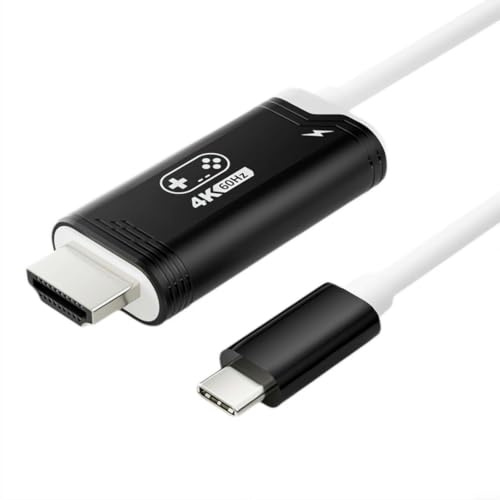 Wodsty Bildschirm Projektionskabel für Nintendo Switch 2, 2 Meter Adapterkabel mit HD für auflösung, Schwarz(4K60HZ black)