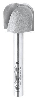 Amana Tool 45982 CNC Bowl and Tray 2-Flute Carbide Tipped Router Bit, 1/4-Inch Shank by Amana Tool