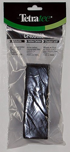 Tetra - Filtro al Carbone Attivo CF 400/600, 4 Pezzi