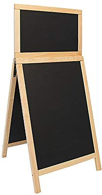 Securit SDT-B-120 Kundenstopper DELUXE DUPLO mit Kreideoberfläche