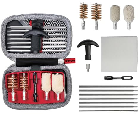 Real Avid Gun Boss Shotgun Cleaning Kit - Kit de Limpieza Universal para Escopeta cal. 12 e 20 con Baqueta