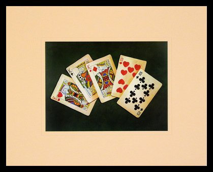 Germanposters Lisa Danielle Full House Poster Bild Kunstdruck im Alu Rahmen in schwarz 40x50cm