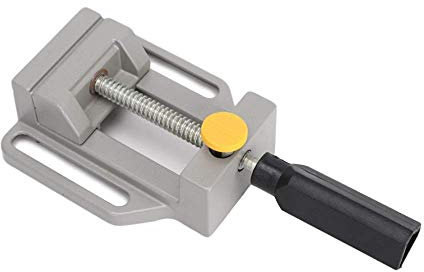 Annurssy Mini tornillo multifunción eléctrico de la prensa del taladro del soporte de las abrazaderas de aluminio del banco de la aleación de aluminio