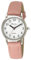 Ravel - Pastellfarbene Alltagsuhr für Damen (36 mm Gehäuse) - Analoges Quarzwerk - R0137.05.1 - Rosa/Silberton