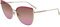 Longchamp Unisex Lo130s 42820 Sunglasses, 716 Gold/Rose, 60
