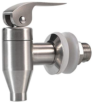 Stainless Steel Beverage Water Drink Dispenser Durable Replacement Push Style Spigot Faucet Food Grade Polished Finished
