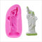 EPRHAY - Stampo in silicone con statua della libertà, riutilizzabile, per fondente, cioccolato, antiaderente, decorazione per torte, sapone, torte, pane, cupcake, argilla e pasta di zucchero