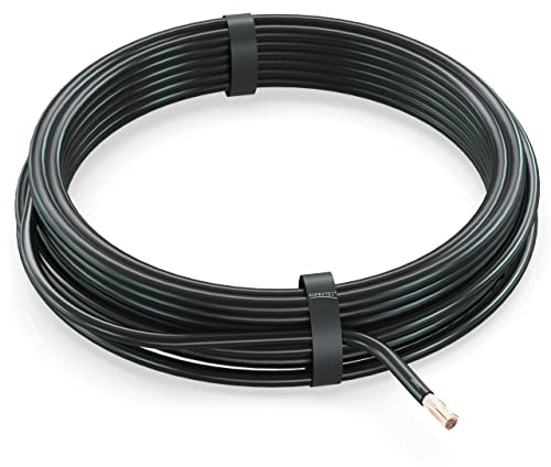 AUPROTEC 25m Fahrzeugleitung 2,5 mm² FLRY-B Auto Kabel als Ring Farbe schwarz