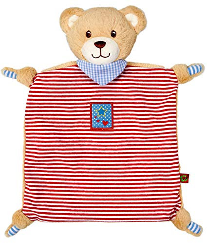 Die Spiegelburg - Schnuffeltuch Teddy, BabyGlück, rot, 16867