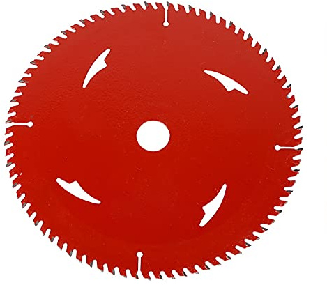 Kreissägeblatt Sägeblätter aus legiertem Stahl 230mm * 25.4mm * 60T Rotes Beschichtungskreissägeblatt Hartmetall-Kreissägeblatt für Holzschneidscheiben Rundschreiben