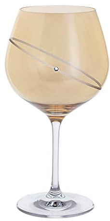 Dartington Crystal Celebrate Gold Gin and Tonic Copa Pair
