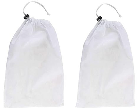 BEAUTYBIGBANG 2PCS Fine Mesh Net Bag Filterbeutel Catcher Auffangbeutel Ersatz Netz Reinigung Leaf Trash Catcher Pool Staubsauger Für Poolsauger Für Fangen Von Blättern Kleinen Trümmer