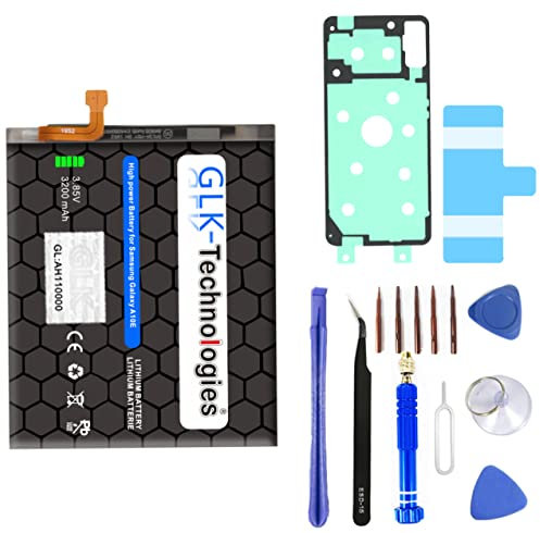 High Power Ersatzakku kompatibel mit Samsung Galaxy A20e SM-A102 SM-A102N SM-A102P GLK-Technologies Battery accu 3200mAh Akku inkl. Profi Werkzeug Set Kit NUE