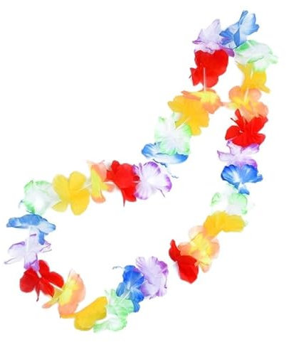 Piro89 24 collane hawaiane in Tessuto Multicolor