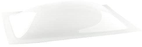 RecPro Wohnmobil-Dachfenster-Außenkuppel | 35,6 x 55,9 cm Universal-Dachfenster | Blasen-Stil (weiß)