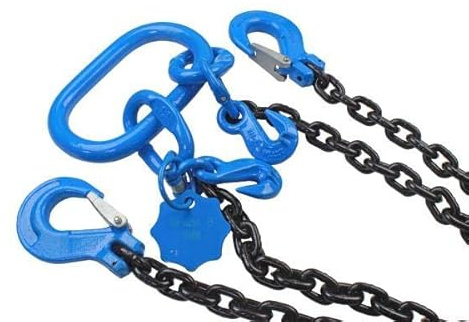 US PRO Tools 2 Leg Chain Sling - 1 Meter 8MM G80 2.8 Tonne - Adjustable 9109