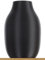 3D Vase Moderne Blumenvase Sara 20 cm Tischvase Dekovase Deko Vase für Blumen (Schwarz)