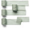 CHUQING Chiffonband 3,8cm x 4,5m Hellgrün Dekoband Schleifenband Schmuckband Geschenkband,4 Rollen,Salbeigrün