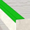 Yesbon Treppenkantenprofil, PVC Treppenkantenprofil Selbstklebend Winkelprofil Anti-Rutsch Treppenkante 40x15mm, Treppenstufen-Profil, Treppenwinkel-Profil, Rutschhemmend,Grün,1m