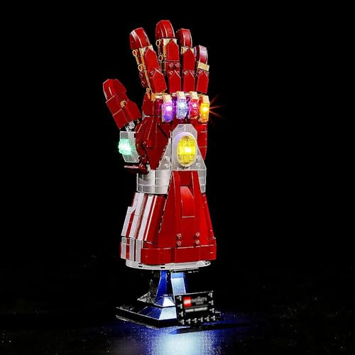 Bricklight Led Light kit for LEGO 76223 Nano Gauntlet Iron Man (No set included, Only Light Kit)
