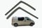AirFlux Lot de 2 déflecteurs d'air compatibles avec Renault Trafic, Nissan Primastar, Opel Vivaro A 2003 2004 2005 2006 2007 2008 2009 2010 2011 2012 2013 2014 Modèles :