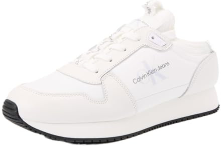 Calvin Klein Jeans RETRO RUNNER SOCK MULTIFUNCT Turnschuhe Herren, Weiß (Bright White), 40 EU