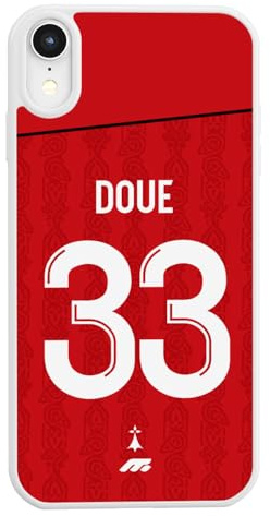 MYCASEFC Coque Football Désiré Doué Rennes Personnalisée Vivo X51. Housse de Football pour Smartphone pour Les Fans de Football - Idée Cadeau - Design de qualité supérieure.