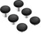 AKNES GuliKit Thumbstick-Kappen für King Kong Controller Serie, 3 Paare (6 Packs) Ersatz-Set für KK3 MAX, KK3 Pro, KK3, KK2 Pro und TMR Joystick Ersatz (NS51) - Schwarz
