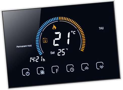 HOMSFOU Thermostate Für Heizung Smart Mit Temperaturregler Für Zuhause Intelligenter Temperaturregler Kassetten Euro-runddosen