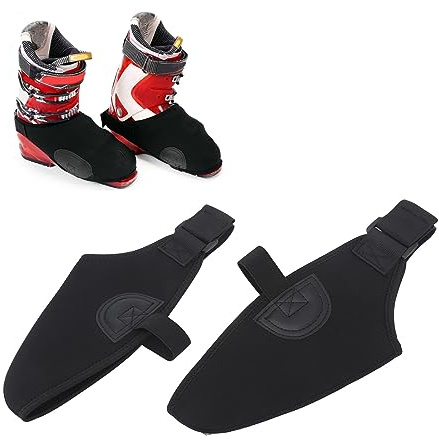 Nimomo Neopren Skischuhüberzüge Skischuhüberzüge 1 Paar Neopren Isolierte Skischuhe Abdeckung Winddicht Warm Weich Schneeschuhe Abdeckung für Outdoor-Aktivitäten
